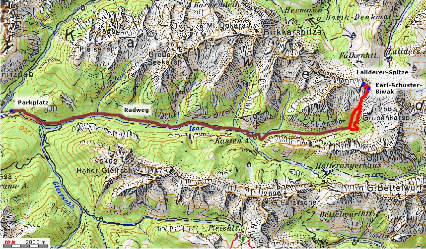 Karwendel Karte