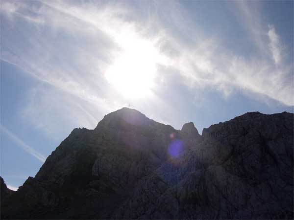 Übersichtsfoto: Westliche Karwendelspitze